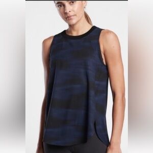 Athleta Black and Blue Tank